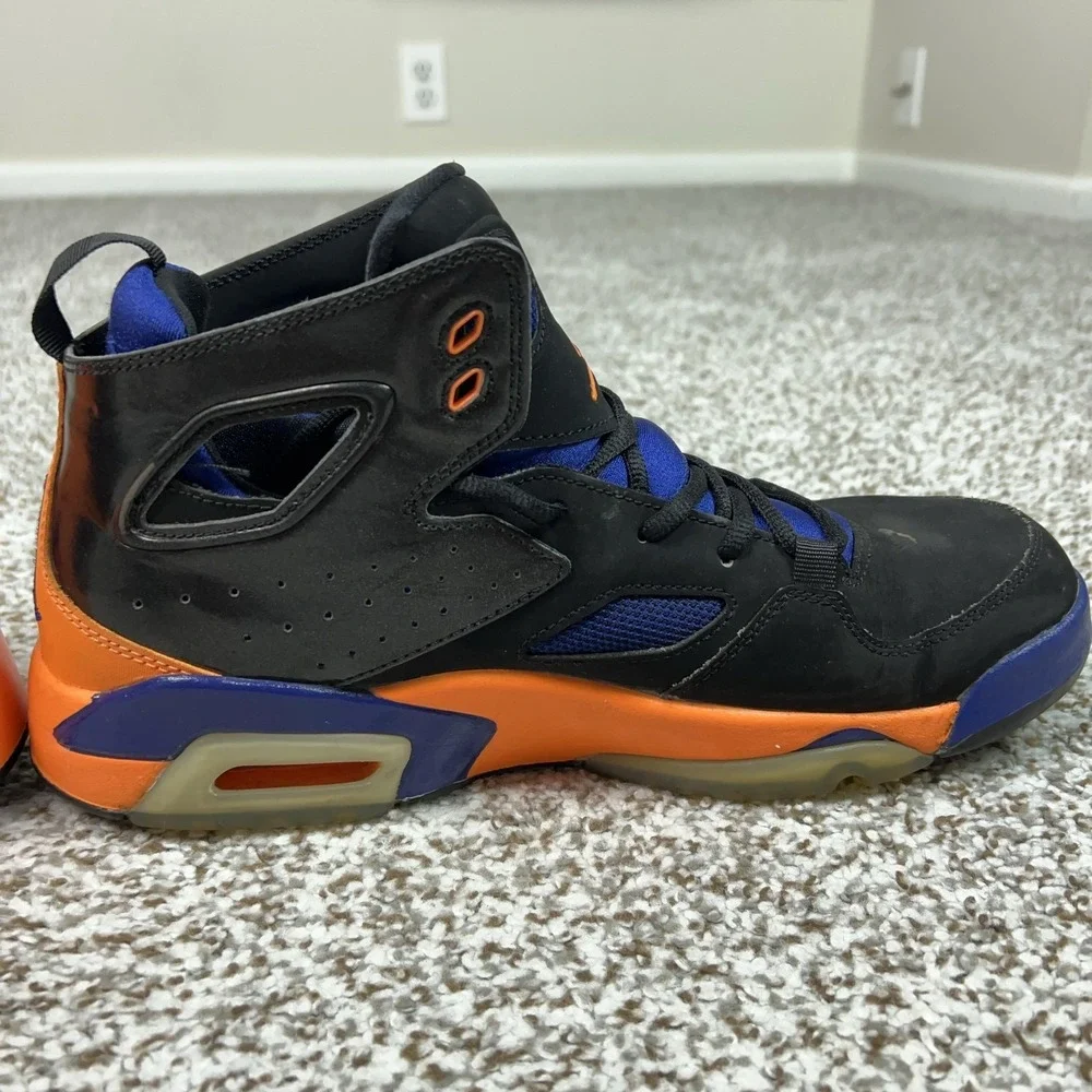 Jordan Shoes Mens Size 9.5 Black Blue Air Jordan Flight Club 91 Basketball Sport